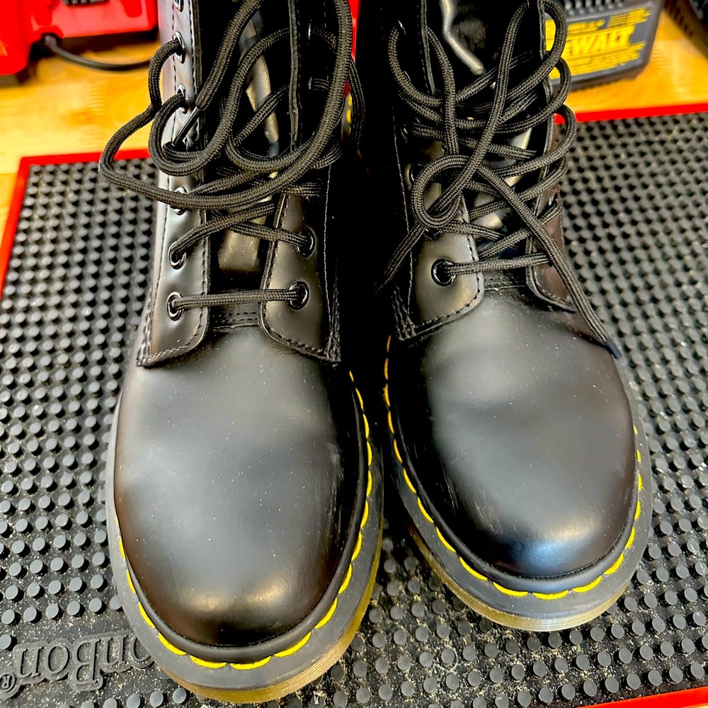 Dr. Martens New In Box Boots Size 8 Women Black Lace Up